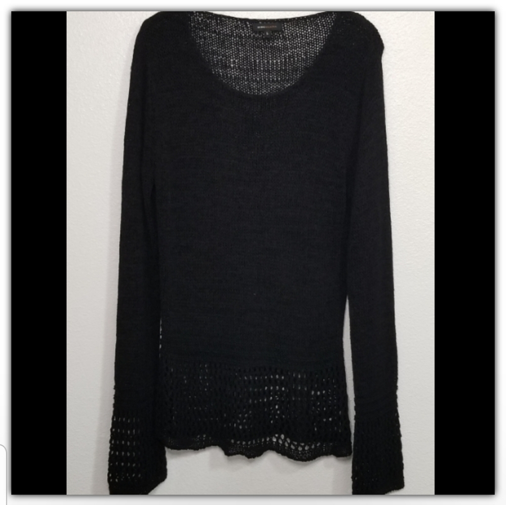 BCBGMAXAZRIA open knit sweater